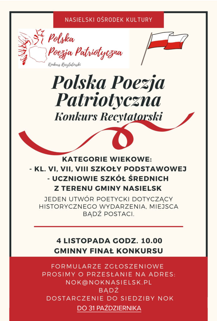 Polska Poezja Patriotyczna plakat 2022